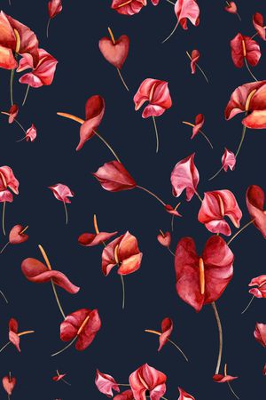 红掌印花华亿平台图片