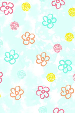 小清新印花华亿平台图片