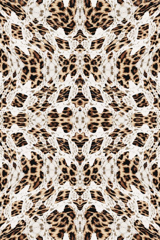 动物纹印花华亿平台图片