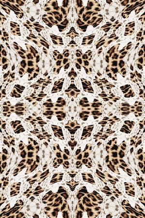 动物纹印花华亿平台图片