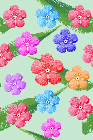 绿植树叶印花华亿平台图片