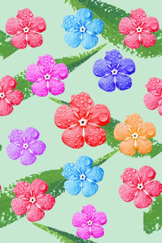 绿植树叶印花华亿平台图片