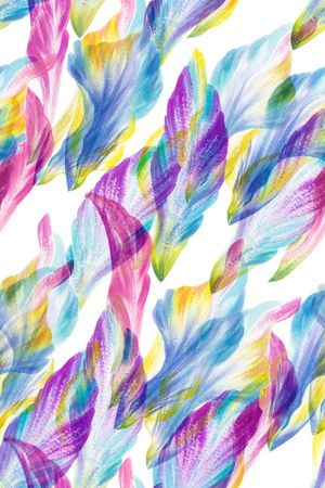 抽象花卉印花华亿平台图片