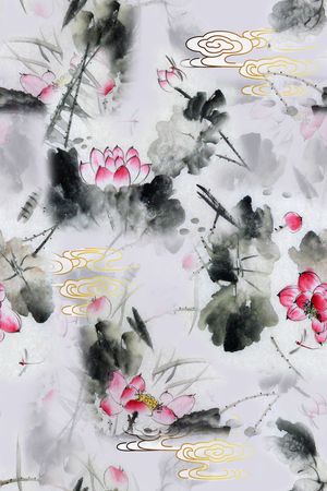 香云纱印花华亿平台图片