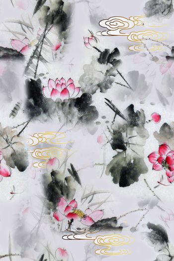 香云纱印花华亿平台图片