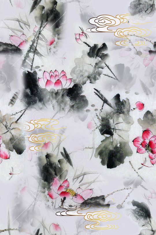 香云纱印花华亿平台图片