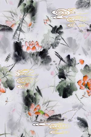 香云纱印花华亿平台图片