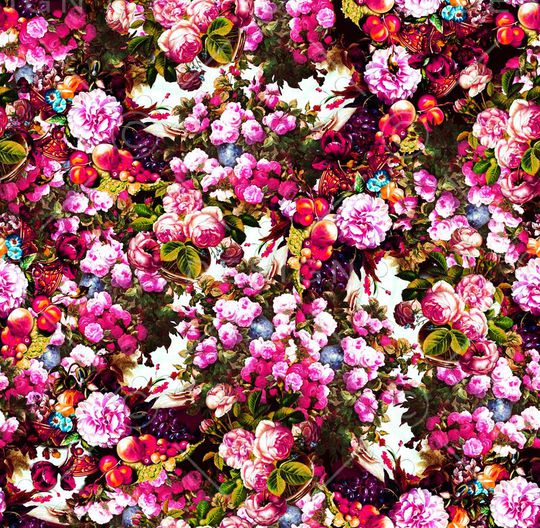 花朵印花华亿平台图片