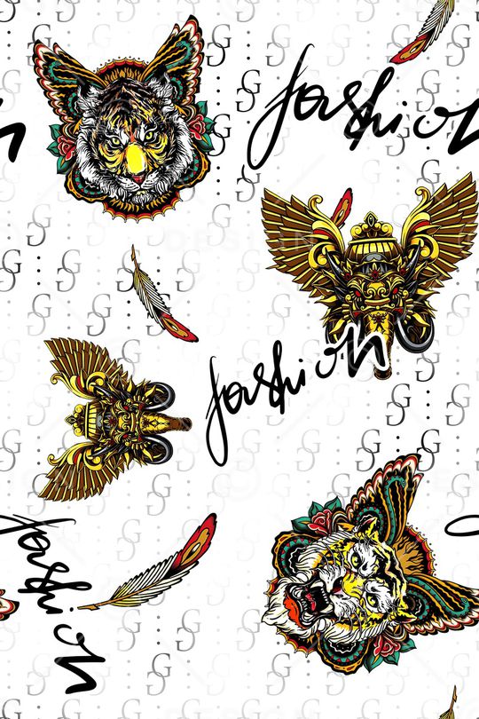 字母印花华亿平台图片