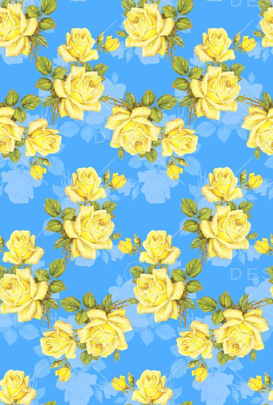 彩底花卉印花华亿平台图片