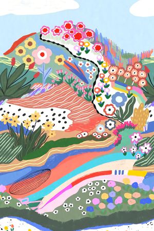 定位花印花华亿平台图片