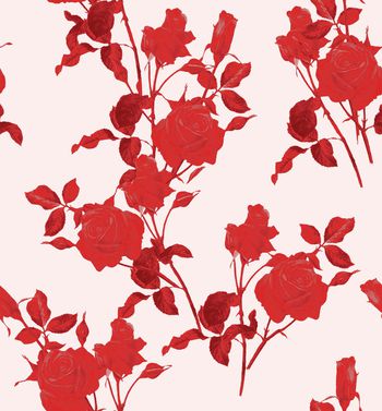 玫瑰花印花华亿平台图片