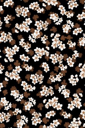 连衣裙印花华亿平台图片