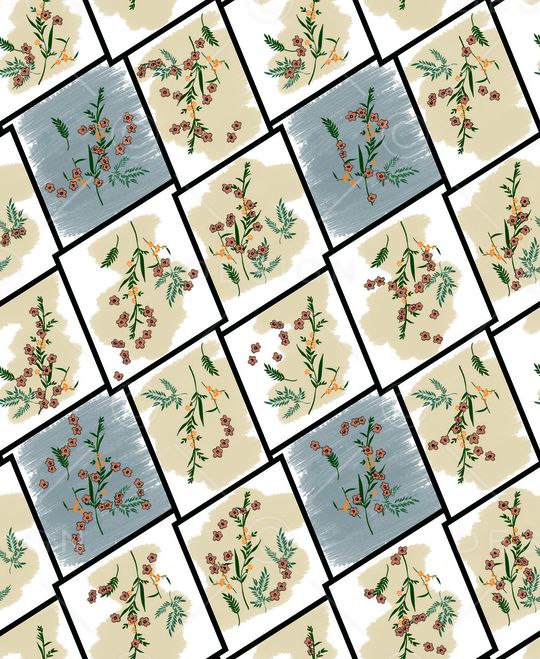 连衣裙印花华亿平台图片