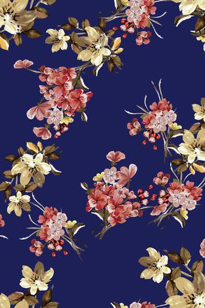 绿植树叶印花华亿平台图片