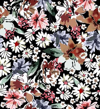 绿植树叶印花华亿平台图片