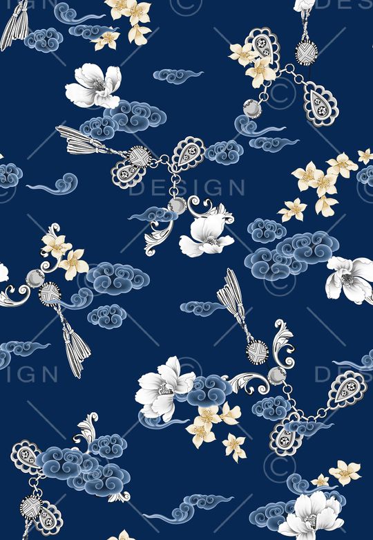 连衣裙印花华亿平台图片