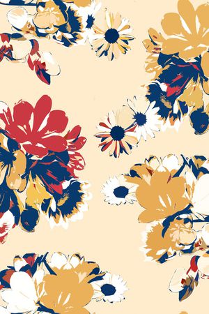 向日葵印花华亿平台图片