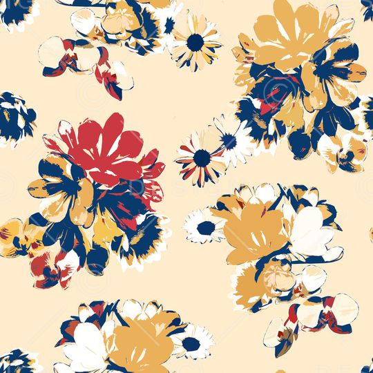 向日葵印花华亿平台图片