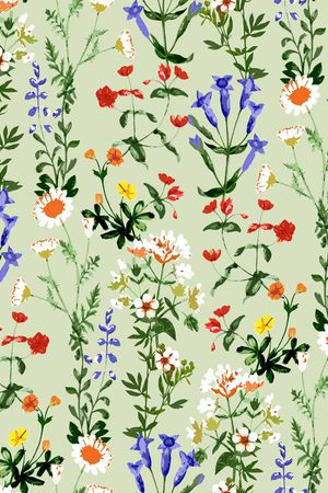 小碎花印花华亿平台图片