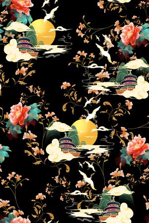 女装印花华亿平台图片