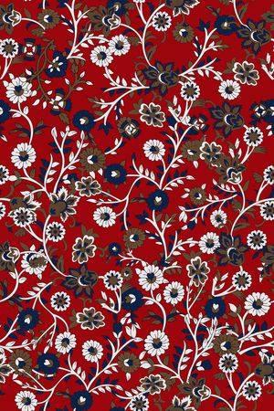 民族花纹印花华亿平台图片