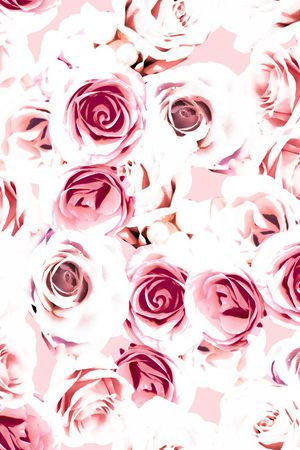 玫瑰花印花华亿平台图片