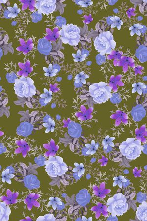 复古印花华亿平台图片