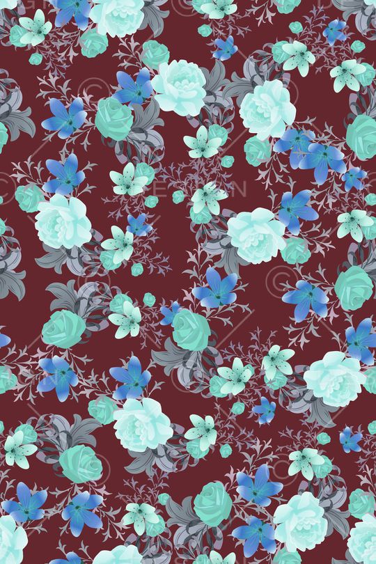 复古印花华亿平台图片