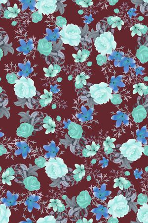 复古印花华亿平台图片