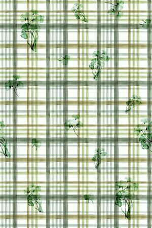 格子印花华亿平台图片