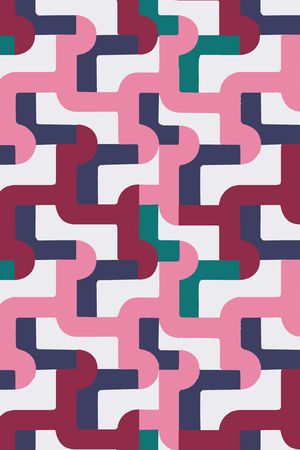 几何印花华亿平台图片