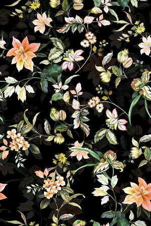 复古印花华亿平台图片