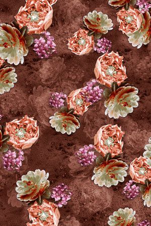 旗袍印花华亿平台图片