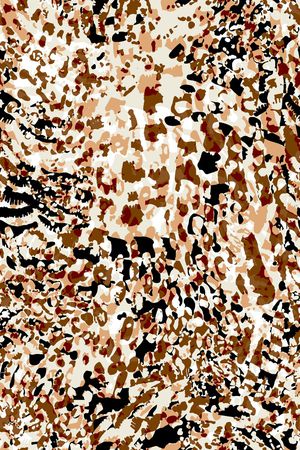 豹纹印花华亿平台图片