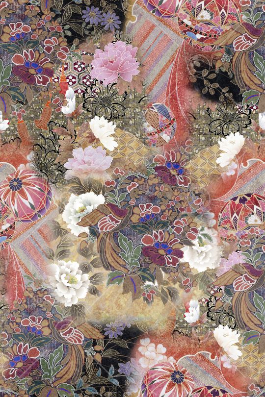 香云纱印花华亿平台图片