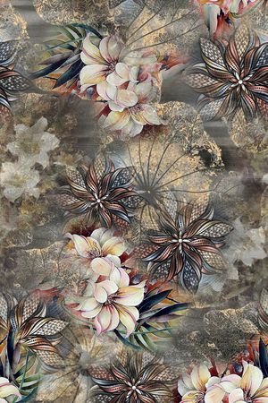 手绘印花华亿平台图片