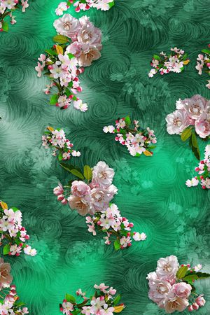 旗袍印花华亿平台图片