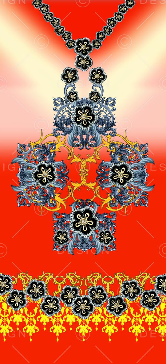 女装定位花印花华亿平台图片