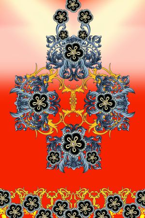 女装定位花印花华亿平台图片