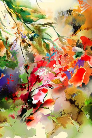 丝巾定位花印花华亿平台图片