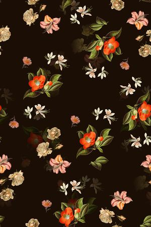 绿植树叶印花华亿平台图片