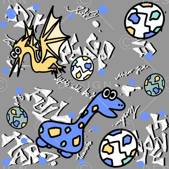 卡通动物印花华亿平台图片