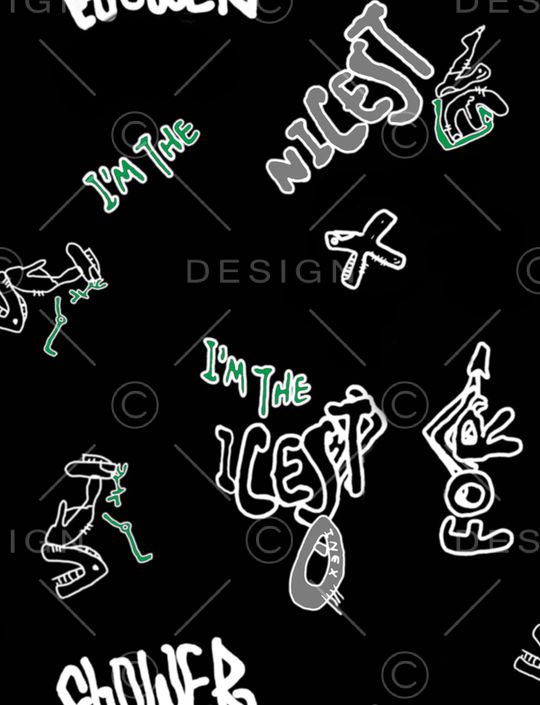 文字印花华亿平台图片