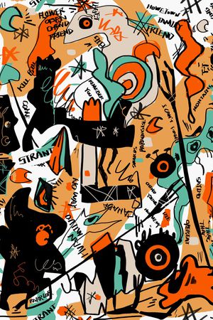 涂鸦印花华亿平台图片