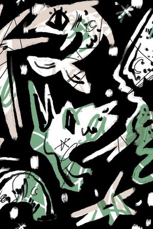 涂鸦印花华亿平台图片