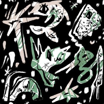 涂鸦印花华亿平台图片