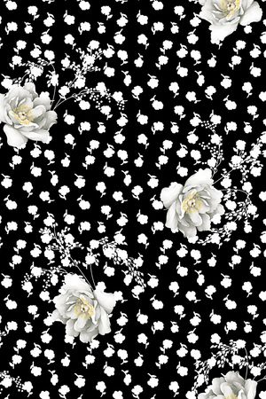 连衣裙印花华亿平台图片