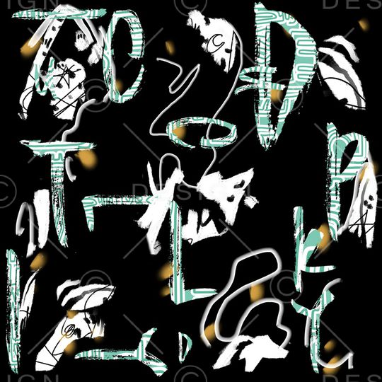 抽象印花华亿平台图片