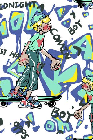 字母印花华亿平台图片